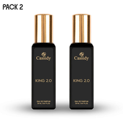 CASSIDY King 2.0 perfume  (Pack of 2)