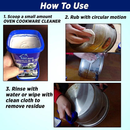 Cookware Cleaning Paste-Oven and cookware pot cleaner