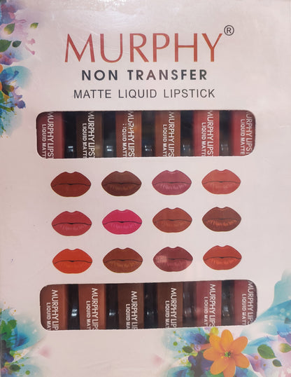 COMBO OF 12 MURPHY LIQUID LIPSTICKS