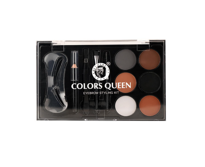 2 IN 1 COLORS QUEEN EYESHADOW AND EYEBROW PALETTE