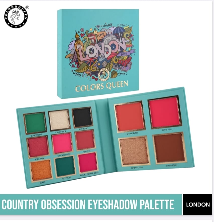 COMBO OF 2 COLORS QUEEN EYESHADOW PALETTE