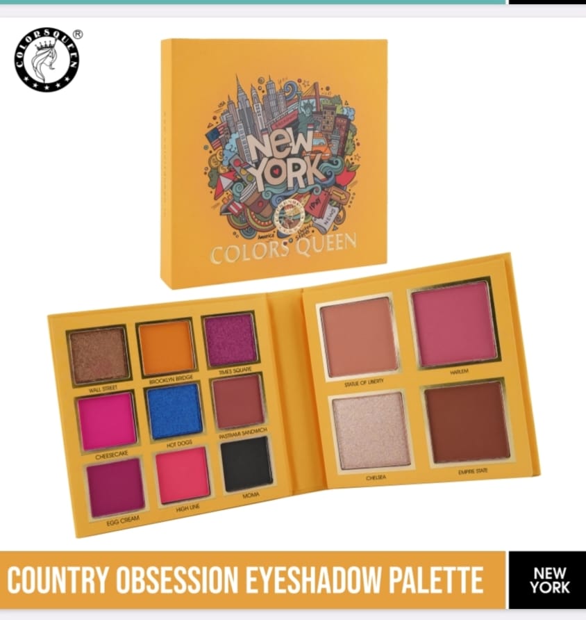 COMBO OF 2 COLORS QUEEN EYESHADOW PALETTE